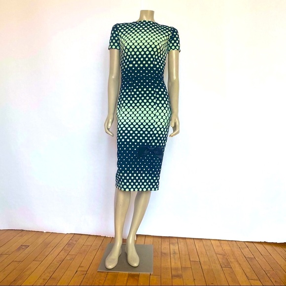 Tatyana Dresses & Skirts - TATYANA Body hugging polka dot Dress